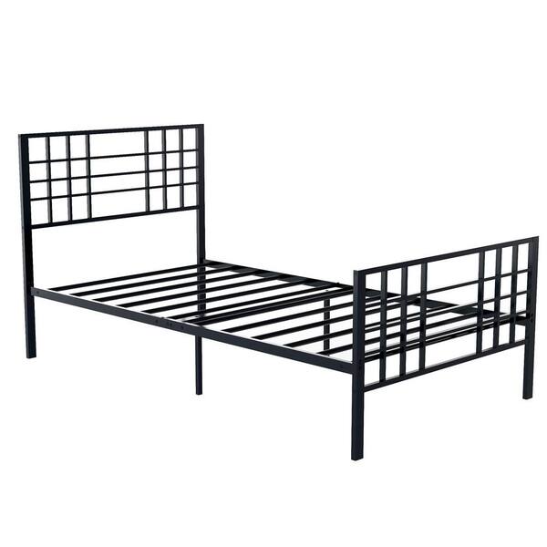 Metal Wrought Iron Bed With Headboard, Wrought Iron Twin Headboard And Frame