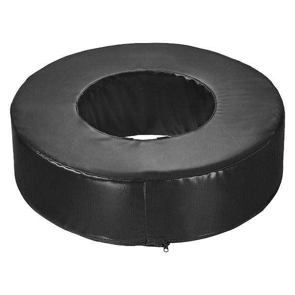 Football Tackle Wheel, Waterproof PVC and High-Density Sponge Tackle Ring in. Black, Football Tackling Dummy