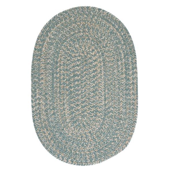 Cicero Teal  Doormat 2 ft. x 3 ft. Area Rug