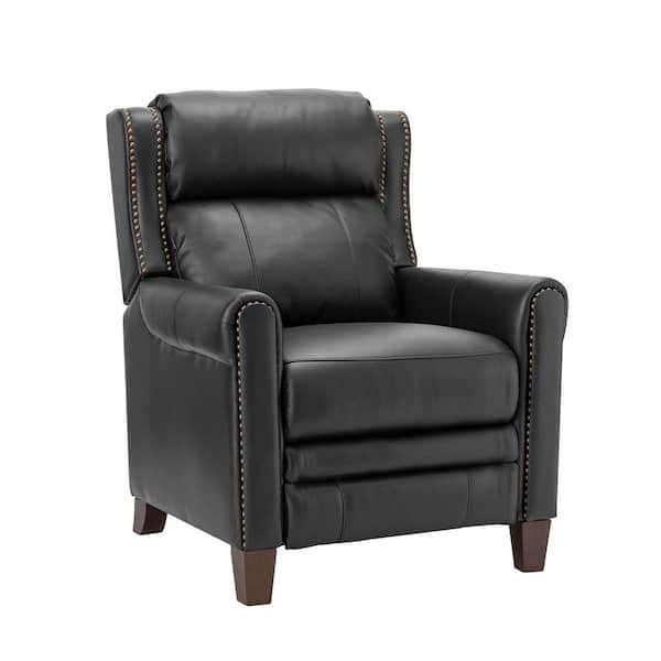 ARTFUL LIVING DESIGN Paula Navy Leather Standard (No Motion) Recliner