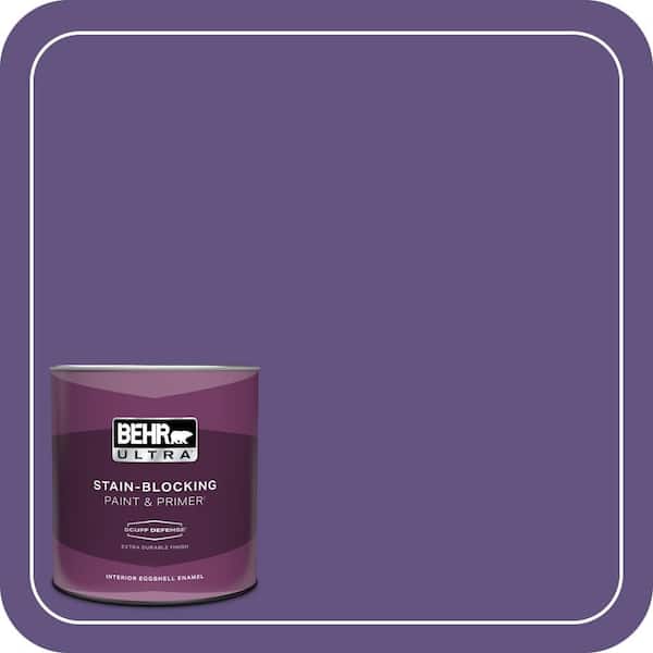 BEHR ULTRA 1 qt. #MQ4-28 Purple Sky Extra Durable Eggshell Enamel Interior Paint & Primer