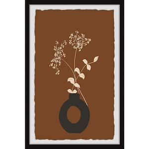 "Stems and Leaves" by Marmont Hill Framed Nature Art Print 45 in. x 30 in.