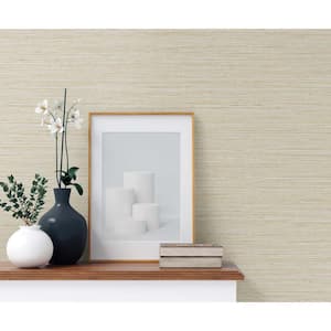 60.75 sq. ft. Tedlar Linen Edmond Faux Sisal High Performance Vinyl Unpasted Wallpaper Roll