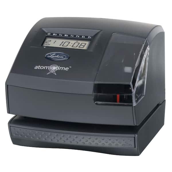 Lathem Atomic Electronic Time Recorder and Document Stamp for Mechanical Payroll Time and Stamp Machine