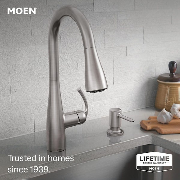 Essie Single-Handle Pull-Down Sprayer Kitchen Faucet with Reflex and Power Clean in Spot Resist Stainless