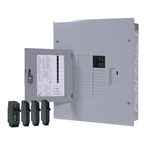 GE 125 Amp 12-Space 22-Circuit Main Breaker Indoor Load Center Contractor Kit