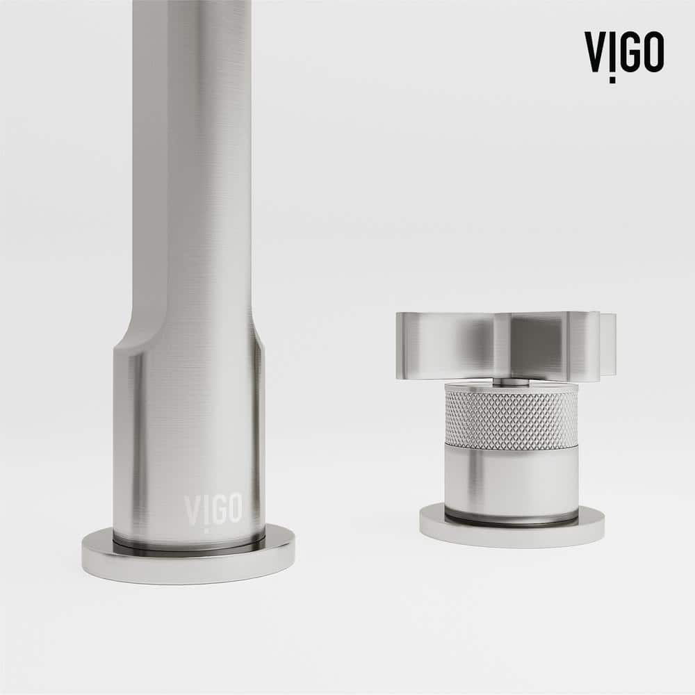 Wythe Urban Aesthetic Brushed Nickel Widespread Bathroom Faucet