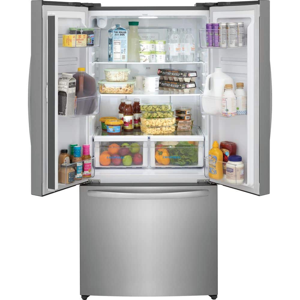 Frigidaire 17.6 Cu. Ft. Stainless Steel French Door Refrigerator with Ice Maker
