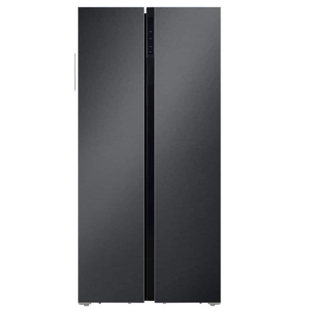20.6 cu. ft. Countertop Depth Side-by-Side Refrigerator in Black Stainless Steel