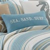 Levtex Home Tahiti Grey Soft Blue Grey Beach Embroidered 12 in. x 24 in. Throw  Pillow L62901LP-A - The Home Depot