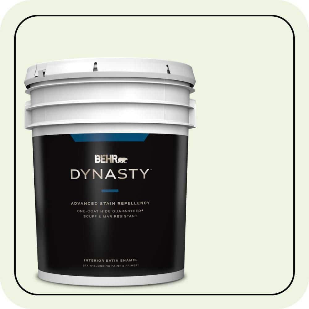 5 gal. #430A-1 Mint Hint Satin Enamel Interior Stain-Blocking Paint & Primer price history on PriceWatchPro