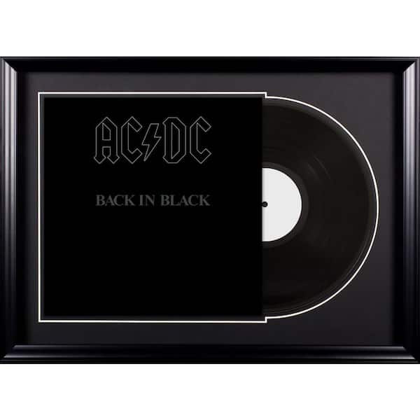 LUXEWEST INC AC/DC (Back In Black) Framed Deluxe Album Wall Art FR275 ...