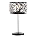 Gabrielle 22.5 in. Oil Rubbed Bronze Metal/Crystal LED Table Lamp
