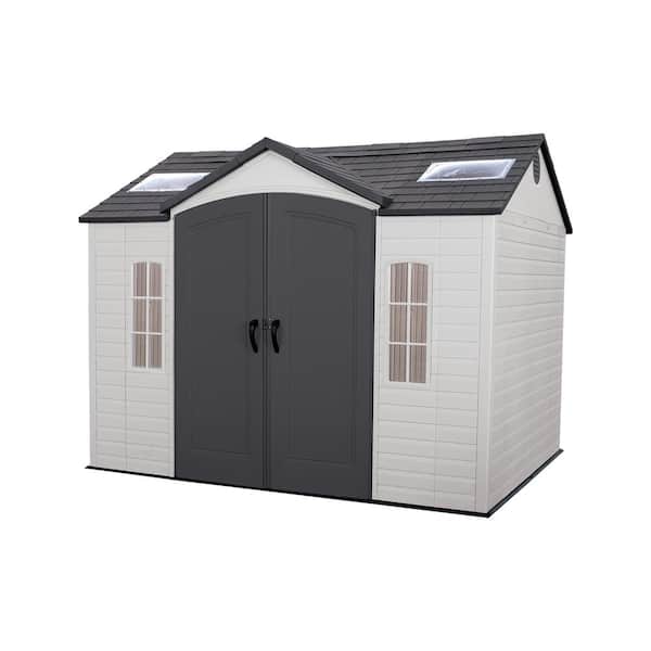 Lifetime Installed 10 ft. x 8 ft. Outdoor Garden Plastic Shed
