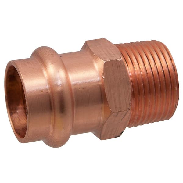 NIBCO 1 in. Copper Press x MIP Pressure Male Adapter