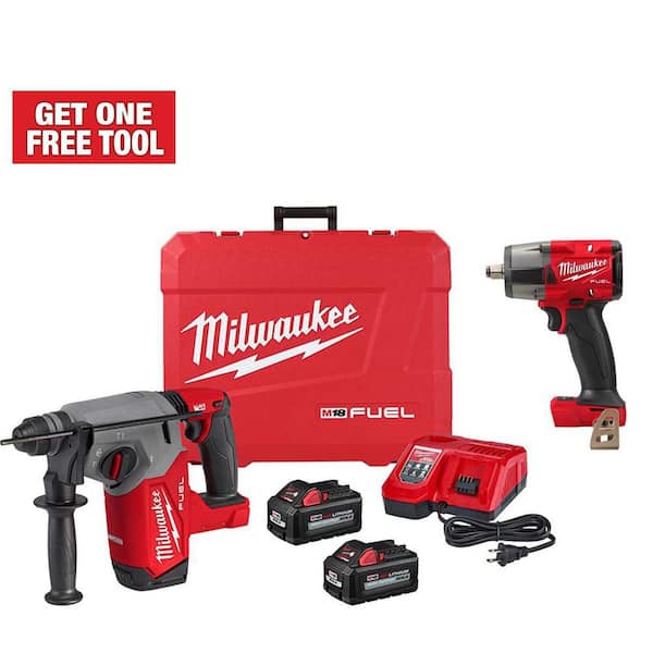 Milwaukee M18 FUEL Gen-2 18V Lithium-Ion Brushless Cordless Mid Torque 1/2  in. Impact Wrench w/Friction Ring (Tool-Only) 2962-20 - The Home Depot