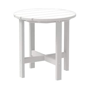 Classic Design White HDPE Outdoor Side Table Adirondack Tea Table