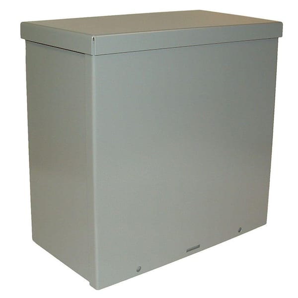 WIEGMANN NEMA 3R 18 in. x 18 in. x 6 in. Carbon Steel Weatherproof Screw Cover Wall-Mount