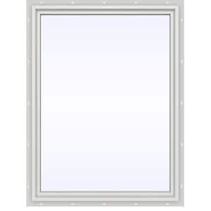 35.5 in. x 47.5 in. V-4500 Series White Vinyl Picture Window w/ Low-E 366 Glass