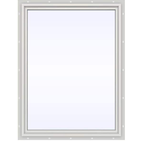 JELD-WEN 35.5 in. x 47.5 in. V-4500 Series White Vinyl Picture Window w/ Low-E 366 Glass