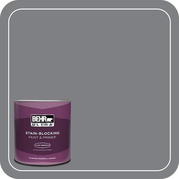 BEHR ULTRA 1 qt. #T12-10 Game Over Extra Durable Eggshell Enamel Interior Paint & Primer