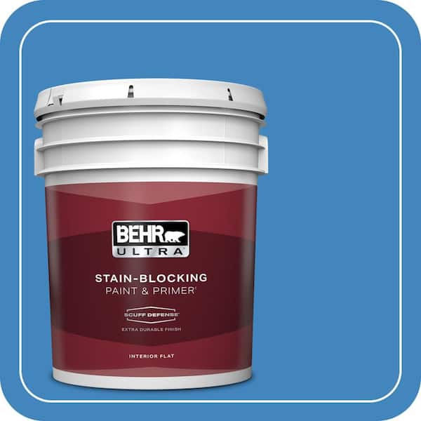 BEHR ULTRA 5 gal. #560B-6 Warm Spring Extra Durable Flat Interior Paint & Primer