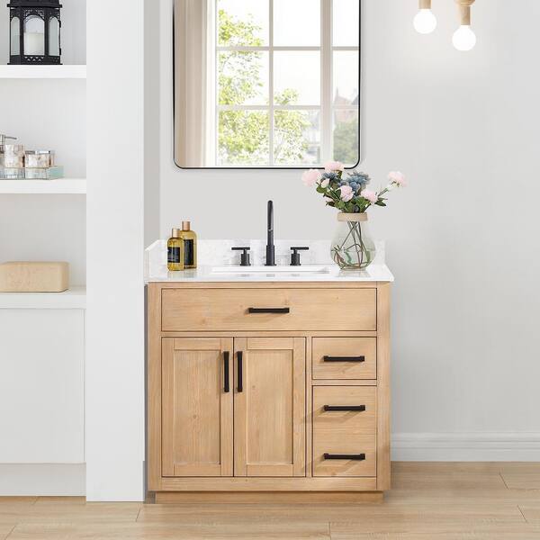 Swan Ellipse Solid Surface Vanity Side Splash – 0.75 X 22 X 3 Inches, Bisque, Easy Install For 22-Inch Tops