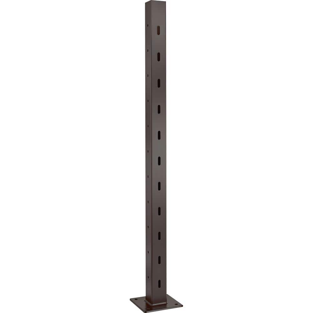 Deck to Stair Corner Post: 36 in. Face Mount: Bronze price history on PriceWatchPro