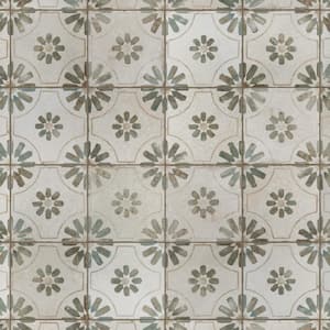 Kings Blume Sage 17-5/8 in. x 17-5/8 in. Ceramic Floor and Wall Tile (10.95 sq. ft./Case)