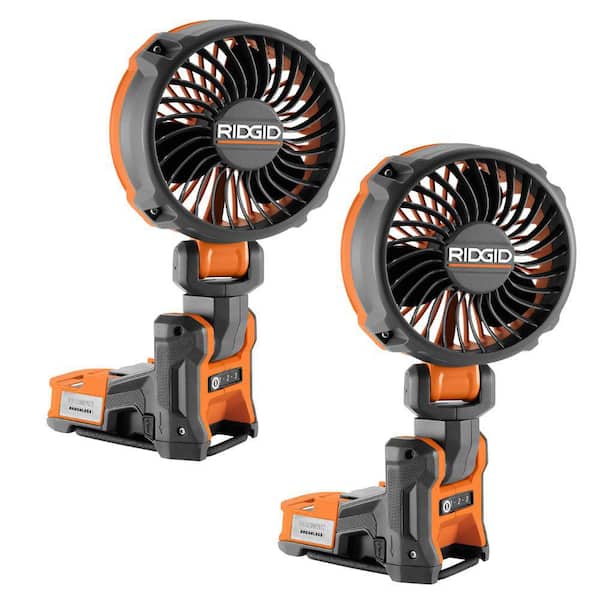 18V SubCompact Brushless Cordless Magnetic Clamp Fan 2-Pack (Tools Only)