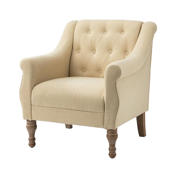 small linen armchair