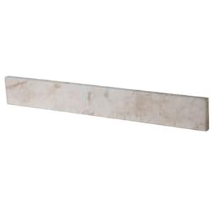 21.13 in. W x 0.75 in. D x 3.5 in. H Stone Effects Cultured Marble Sidesplash in Dune