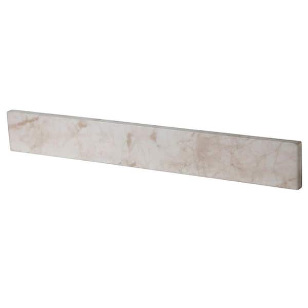 Home Decorators Collection 21 in. W Cultured Marble Vanity Sidesplash in Dune