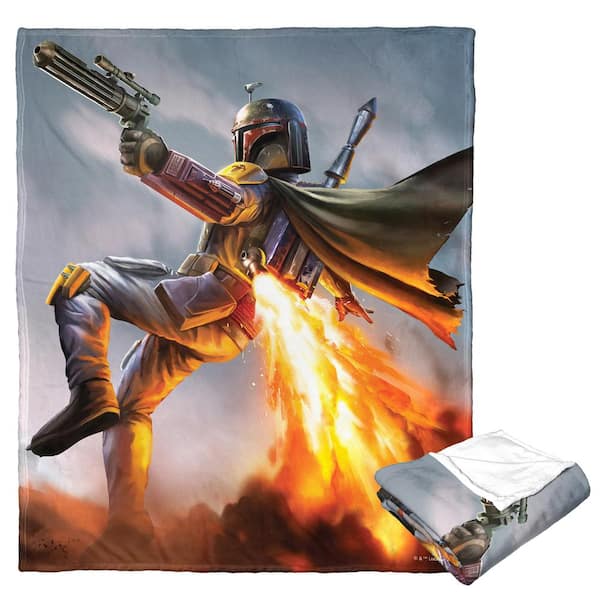 THE NORTHWEST GROUP Star Wars Boba Blast Silk Touch Multi-Colored Throw Blanket