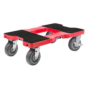 1800 lbs. Capacity Super-Duty Professional E-Track Dolly in Red