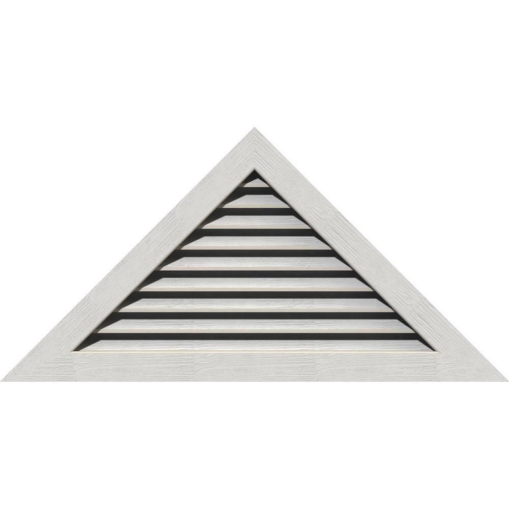 "79"" x 29.625"" Triangle Primed Rough Sawn Western Red Cedar Wood Gable Louver Vent Functional" price history on PriceWatchPro