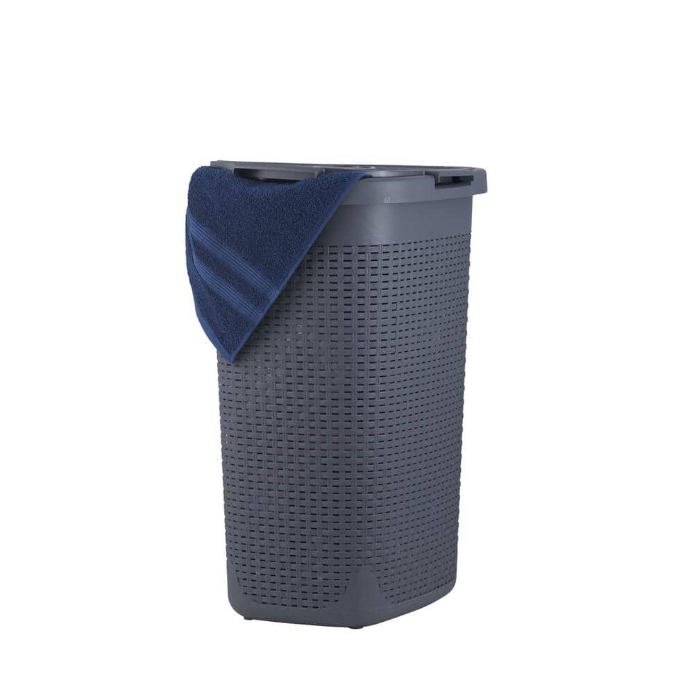 SUPERIO Superior Grey Wicker Laundry Hamper Basket With Lid 553 - The ...