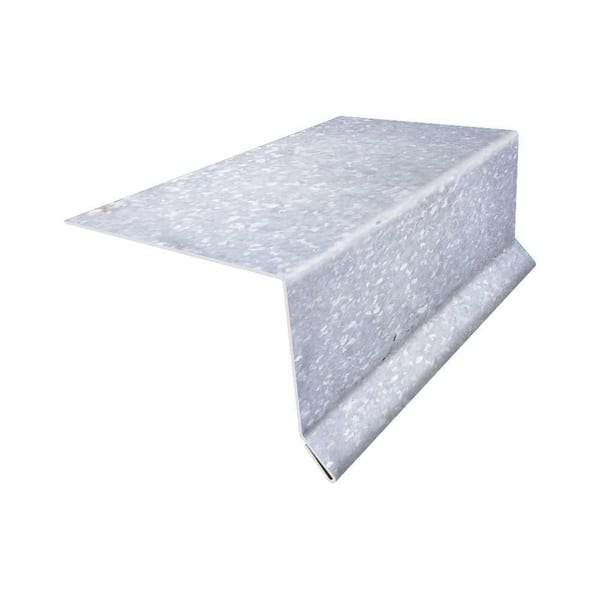 Gibraltar Building Products 10 ft. Galvanized Steel Side Ridge Eave Flashing