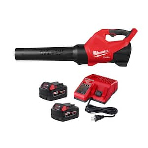 M18 FUEL 120 MPH 500 CFM 18V Brushless Cordless Battery Powered Leaf Blower with Two 5.0Ah Batteries and Charger