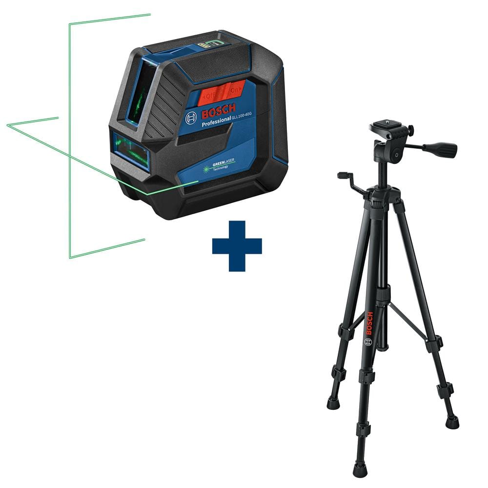 Bosch Compact Tripod with Extendable Height for Use with Line Lasers, Point  Lasers, and Laser Distance Tape Measuring Tools BT 150 - The Home Depot