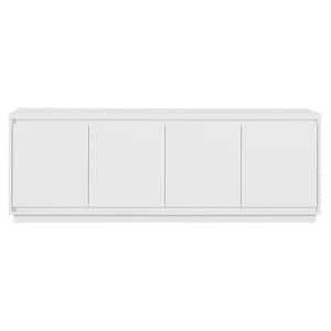 Presque 68 in. White Rectangular TV Stand Fits TV's up to 75 in.