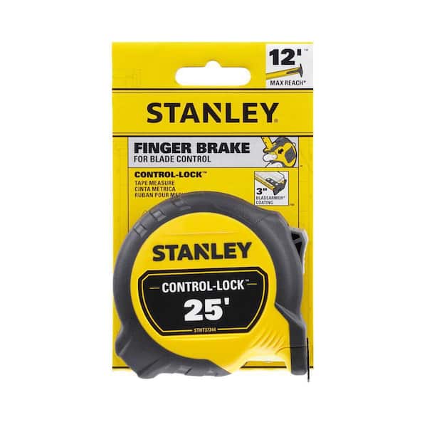 Stanley Long Measuring Tape Rule, Yellow, 50' x 3/8