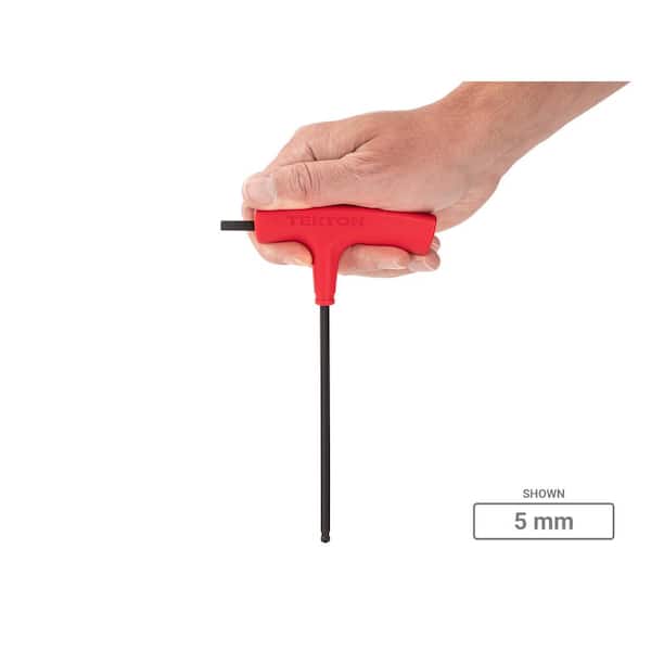 TEKTON Ball End Hex T-Handle Key Set with Stand, 21-Piece (5/64-3