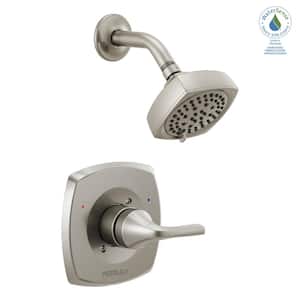 Parkwood 1-Handle Wall-Mount Shower Faucet Trim Kit in Brushed Nickel (Valve not Included)