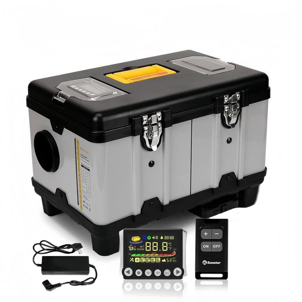 8KW Diesel Air Heater, 12/24V DC & 110-240V AC Dual Power, App Control, Auto Start-Stop, Ventilation Mode, 1 Pack price history on PriceWatchPro