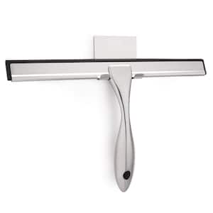 10 in. All-Purpose Stainless Steel Squeegee with 6.5 in. Handle, Silver