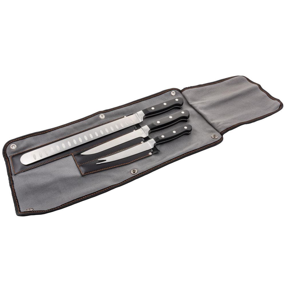 OKLAHOMA JOE'S Stainless Steel Black/Silver Knife Outdoor Cooking