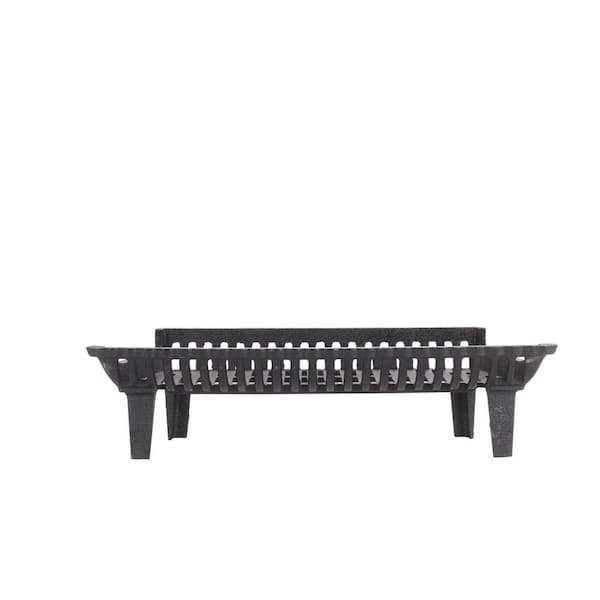 Liberty Foundry 27 in. Cast Iron Heavy-Duty Fireplace Grate with 4 