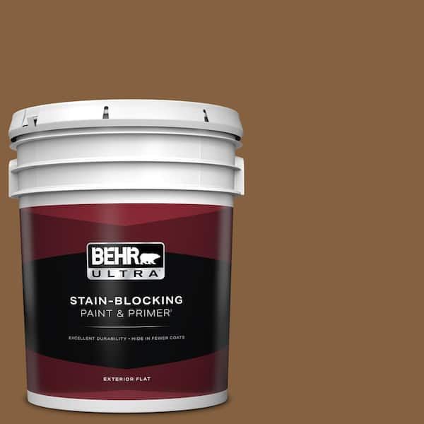 BEHR ULTRA 5 gal. #PPU4-18 Spice Bazaar Flat Exterior Paint & Primer