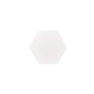 Bex Hexagon 6 in. x 6.9 in. Cotton 2.3mm Stone Peel and Stick Backsplash Tile (6.5 sq.ft./30-Pack)